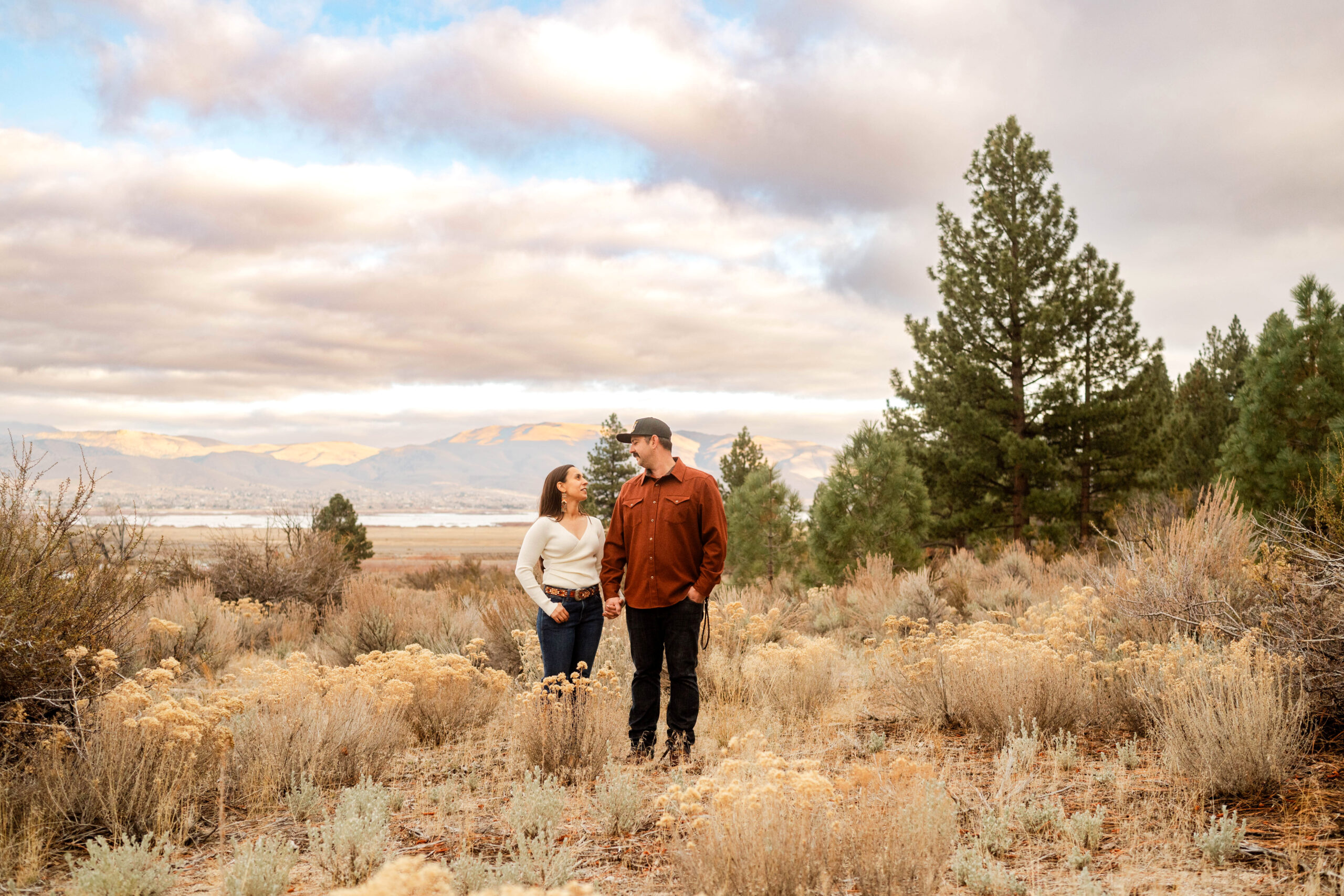 An engagement session in Washoe Valley, Nevada.
