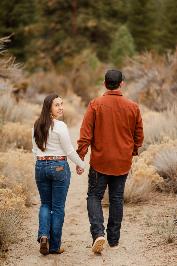 An engagement session in Washoe Valley, Nevada.