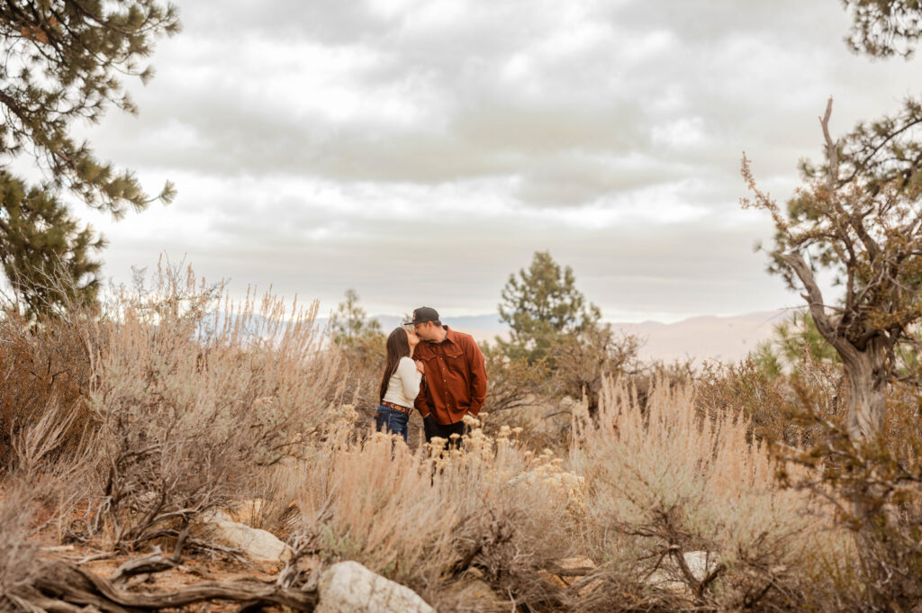 Engagement photos in Washoe Valley.