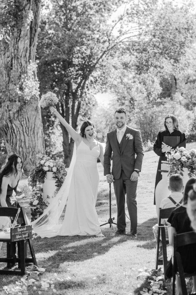 A wedding ceremony in Reno, Nevada